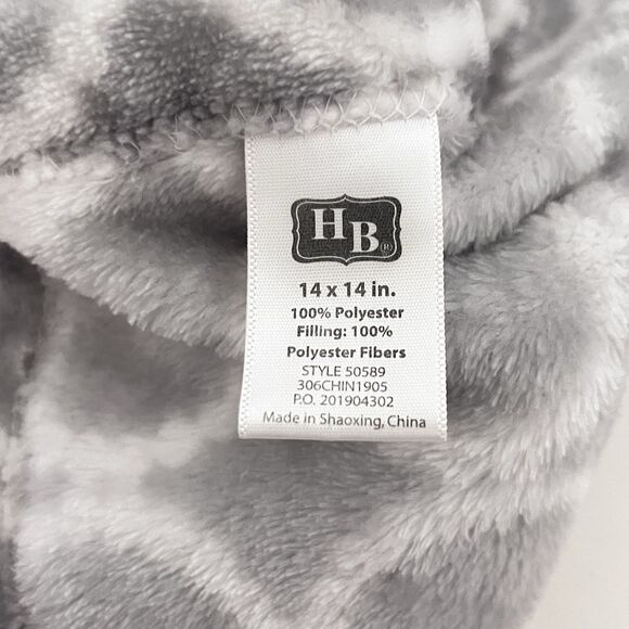 Hudson Baby HB Gray Elephant Circles Security Blanket Lovey Lovie Blankie - Picture 7 of 8